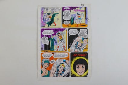 Wonder Woman #221 Original Comic Art