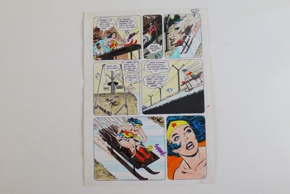 Wonder Woman #221 Original Comic Art