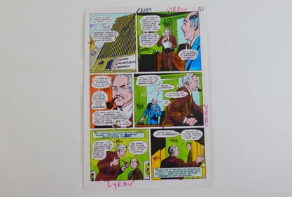 Metropolitan Superman #458 Original Comic Art