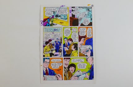 Metropolitan Superman #458 Original Comic Art