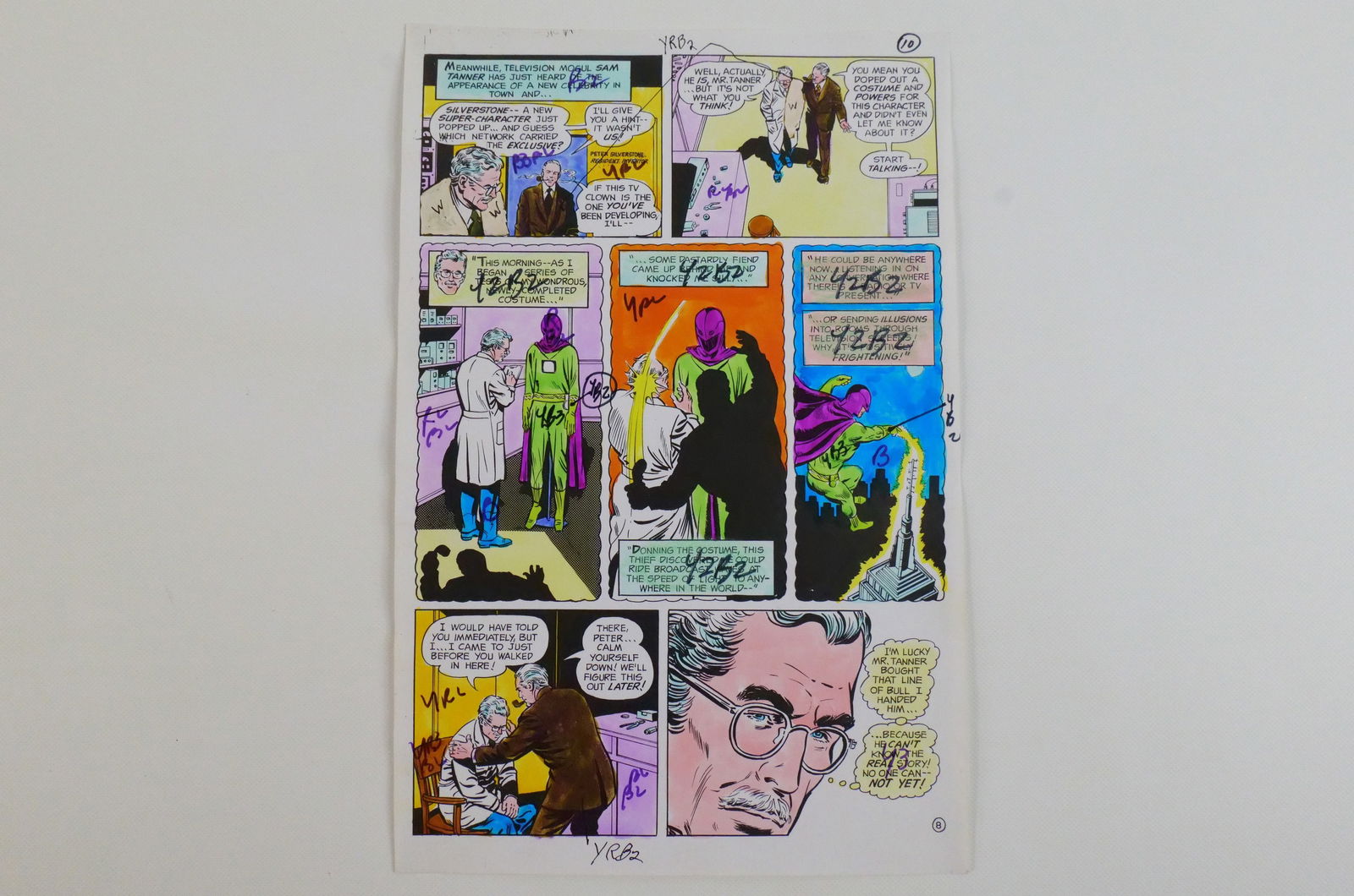 Metropolitan Superman #458 Original Comic Art (1 of 4)