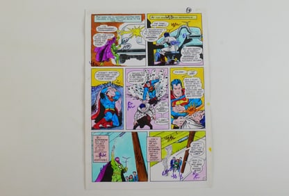Metropolitan Superman #458 Original Comic Art