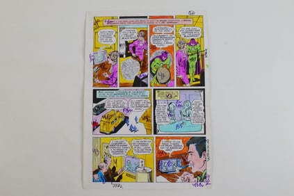 Metropolitan Superman #458 Original Comic Art