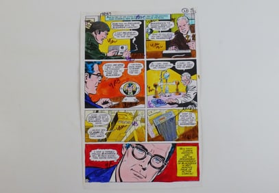 Metropolitan Superman #458 Original Comic Art