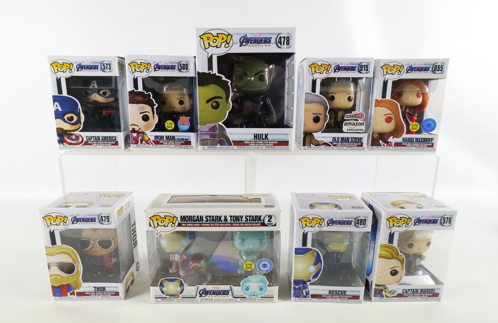 Lot of 9 Funko Marvel Avengers: End Game Pops (1 of 15)