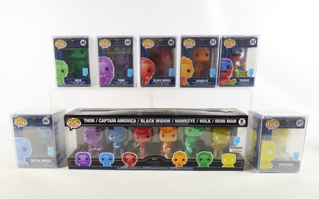 Lot of Funko Marvel Studios Infinity Saga Art Series Pops
