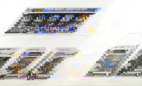 Lot of Funko Captain America Pops