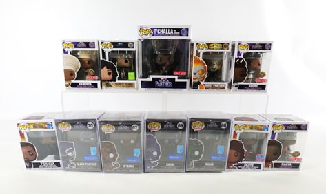 Lot of Mixed Marvel Pops - Mostly Black Panther
