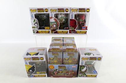 Lot of Funko Marvel Zombies Pops and Mystery Minis