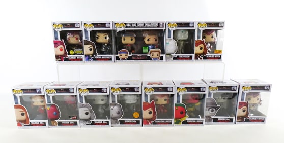 Lot of 13 Funko Marvel Wanda Vision Pops