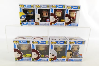 Lot of 8 Funko Marvel X-Men Pops