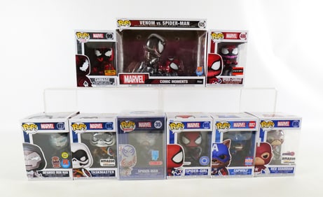 Lot of Funko Marvel Pops