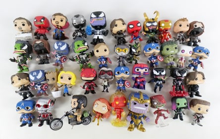 Large Lot of Loose Funko Marvel Pops