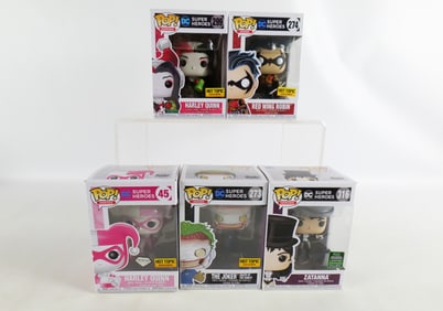 Lot of 5 Funko DC Pops