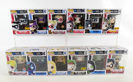 Lot of 12 Funko DC Pops