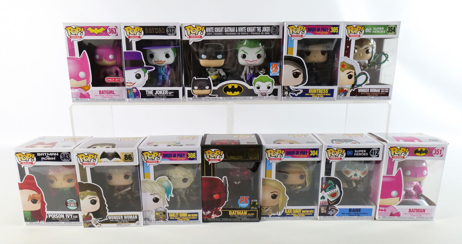 Lot of 12 Funko DC Heroes Pops (1 of 12)