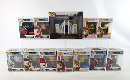 Lot of 12 Mixed DC Funko Pops