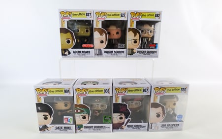 Lot of 7 Funko The Office Pops