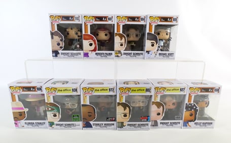 Lot of 10 Funko The Office Pops