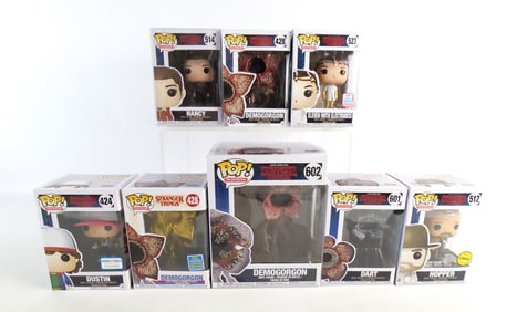 Lot of 8 Funko Stranger Things Pops