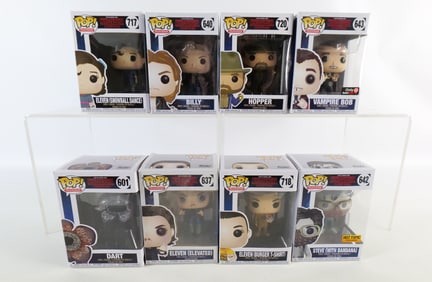 Lot of 8 Funko Stranger Things Pops
