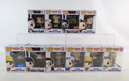 Lot of 10 Funko Stranger Things Pops