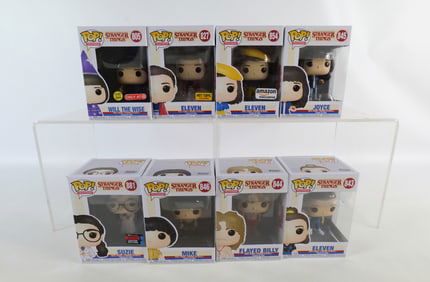 Lot of 8 Funko Stranger Things Pops
