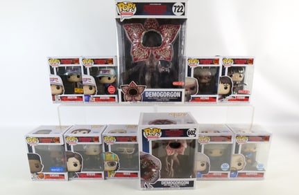 Lot of 11 Funko Stranger Things Pops