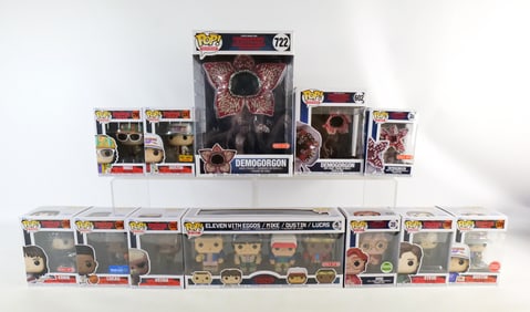 Lot of 12 Funko Stranger Things Pops