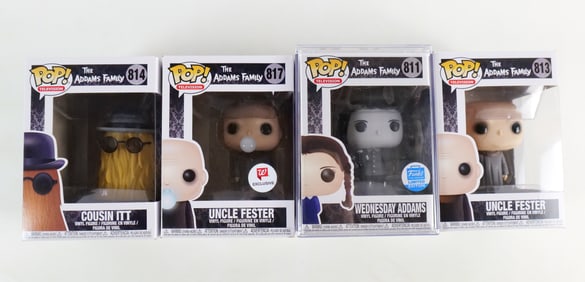 Lot of 4 Funko The Addams Family Pops