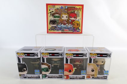 Lot of 5 Funko Big Bang Theory Pops and Collectibles