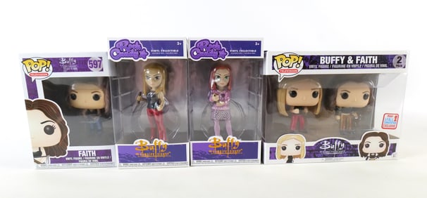 Lot of Funko Pops and Rock Candy Buffy Figures