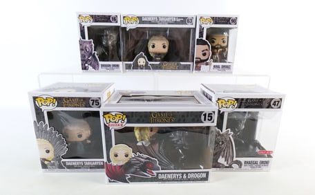 Lot of 6 Funko Game of Thrones Pops