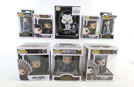 Lot of Funko Game of Thrones Collectibles