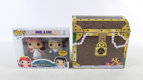 Lot of 2 Funko Disney The Little Mermaid Collectibles