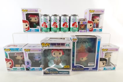 Lot of Funko Disney The Little Mermaid Collectibles
