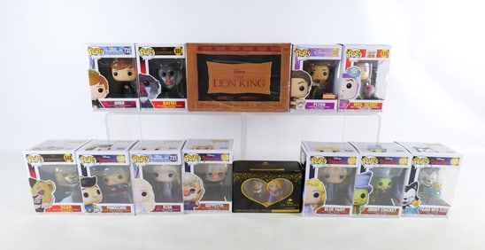 Lot of 13 Funko Disney Pop Collectibles