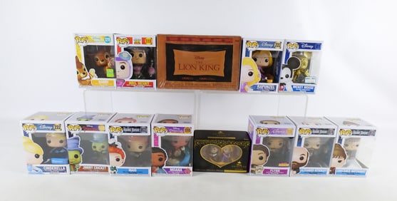 Lot of 13 Funko Disney Pop Collectibles