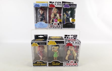 Lot of 6 Funko Rock Candy Vinyl Disney Figures