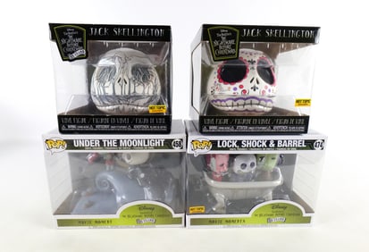 Lot of 4 Funko Nightmare Before Christmas Collectibles