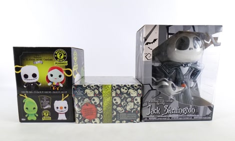 Lot of 3 Funko Nightmare Before Christmas Collectibles