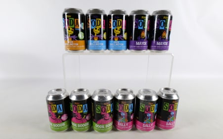 Lot of 11 Funko Nightmare Before Christmas Soda