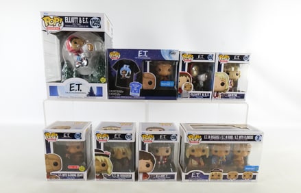 Lot of 7 Funko E.T. Pops