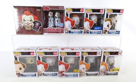 Lot of Funko IT and The Shining Collectibles