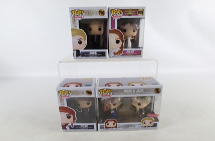 Lot of 4 Funko Movie Pops