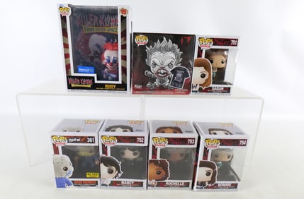 Lot of 7 Funko Movie Pop Collectibles