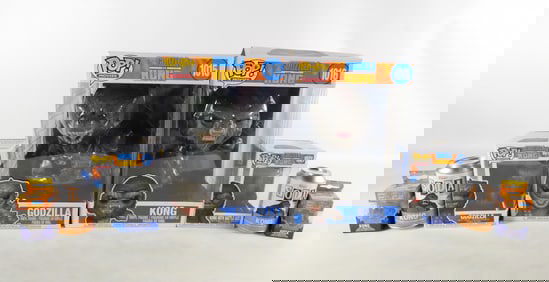 Lot of Funko Godzilla vs. Kong Pop Collectibles