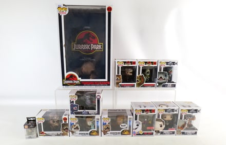 Lot of Funko Jurassic Park Collectibles