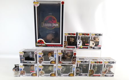 Lot of Funko Jurassic Park Collectibles