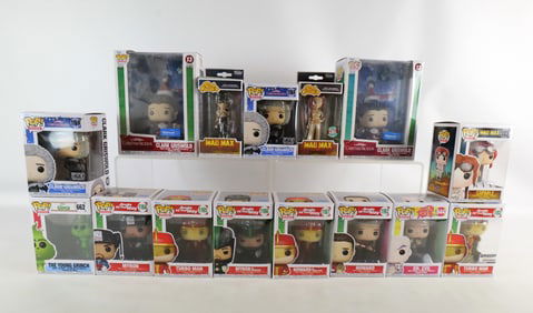 Lot of Funko Movie Pops and Collectibles